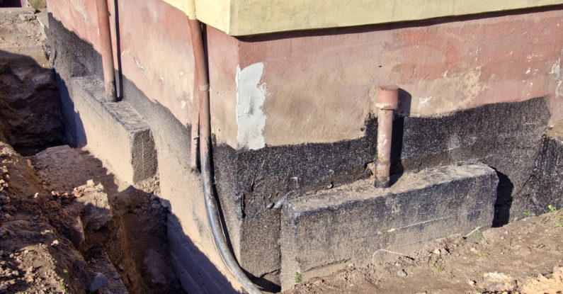 sinking foundation